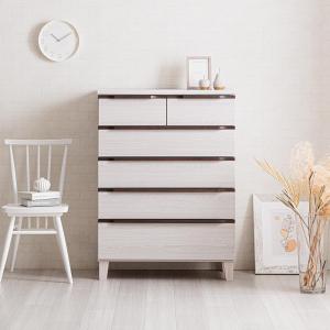 チェスト 完成品 木製 ハイチェスト 幅80 ...の詳細画像3