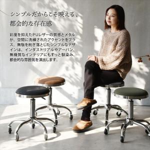 チェア スツール 椅子 丸椅子 キャスター付き...の詳細画像3