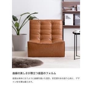 ソファ ローソファ フロアソファ 1人掛けソフ...の詳細画像3