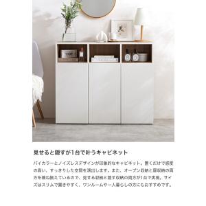 キャビネット 収納家具 シェルフ ラック 棚 ...の詳細画像1