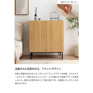 キャビネット 本棚 チェスト ラック サイドボ...の詳細画像2