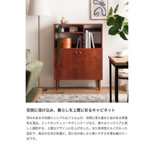 キャビネット 本棚 サイドボード リビングボー...の詳細画像1
