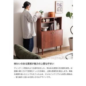 キャビネット 本棚 サイドボード リビングボー...の詳細画像2