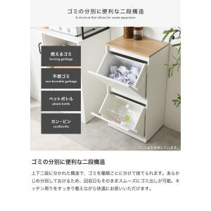 ゴミ箱 ダストボックス 分別 二段 15L 2...の詳細画像4