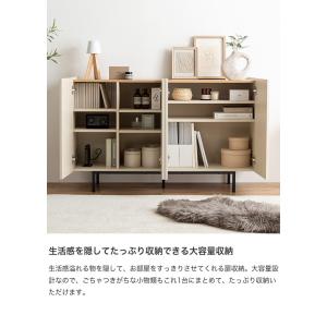 キャビネット 本棚 チェスト ラック サイドボ...の詳細画像5