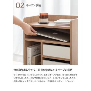 収納ワゴン キッチン 隠しキャスター チェスト...の詳細画像4