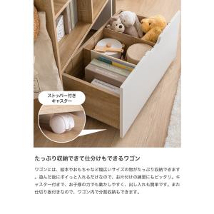 キッズ用収納 ラック チェスト シェルフ 棚 ...の詳細画像5