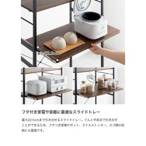 ゴミ箱上ラック レンジ台 ゴミ箱上レンジラック...の詳細画像5