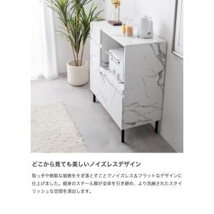 レンジ台 レンジボード キッチン収納 食器棚 ...の詳細画像3