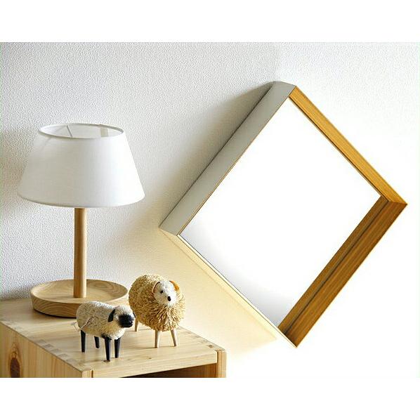 TEORI（テオリ）　壁掛けミラー　ZERO　KAKU（1個）　※代引き不可