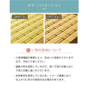 和モダン 和風 おしゃれ い草カーペット 家具 インテリア 6畳 井草 花ござ 志織 江戸間6畳 261 348cm 夏用ラグ 和風 6帖 涼しい