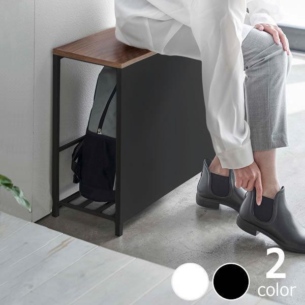 山崎実業（ヤマザキジツギョウ）　収納付き玄関ベンチ tower（タワー）　※代引き不可