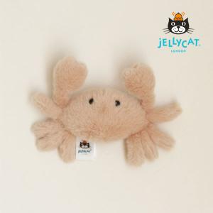 JELLYCAT（ジェリーキャット） Fluffy Crab（フルッフィー クラブ） ※代引き・後払い不可　ぬいぐるみ 人形 カニ かに｜kagu