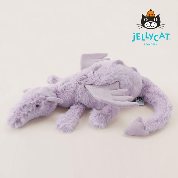 JELLYCAT（ジェリーキャット）　Lavender Dragon Medium　（ラベンダー ド...