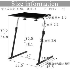 ワークデスク 作業机 昇降 折りたたみテーブル...の詳細画像4