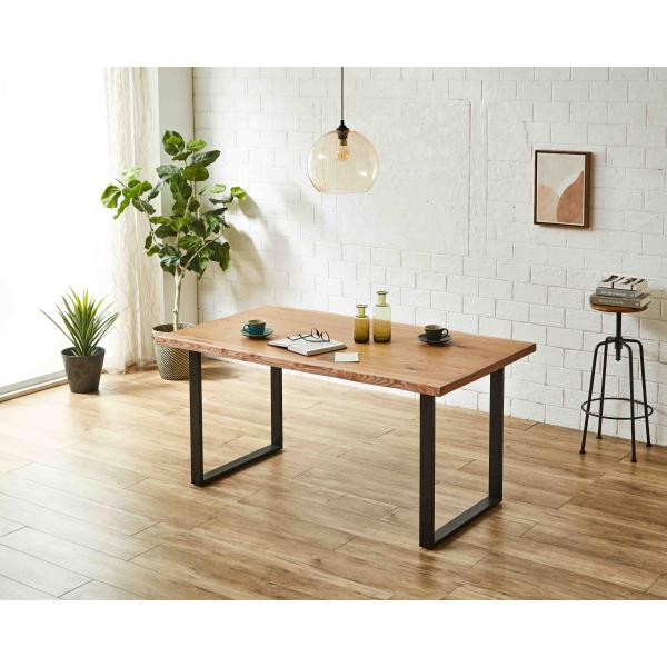 ダイニングテーブル 150cm  ダイニング テーブル オーク ウォールナット 木目 木製 天然木 ...