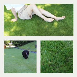 防草シート一体型 人工芝ロール 1m×5m 芝...の詳細画像2