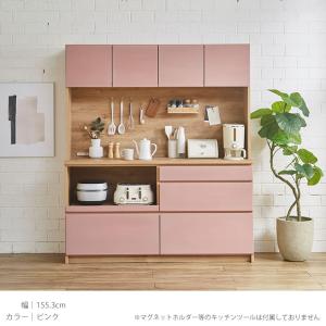 食器棚 完成品 レンジ台 キッチン収納 家電収...の詳細画像3