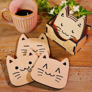 Belle＆Sofa（ベルアンドソファ） コースター 三毛猫 ミケネコ ねこ