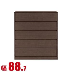 完成品 日本製 置く場所を選ばないモダンなチェスト シンプル(幅90 5段)ブラウン洋ダンス 完成品 日本製 置く場所を選ばないモダンなチェスト シンプル(幅90 5段)ブラウン洋ダンス