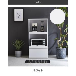 食器棚 完成品 ロータイプ 安い レンジ台 コ...の詳細画像3