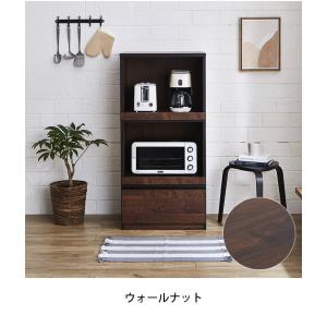 食器棚 完成品 ロータイプ 安い レンジ台 コ...の詳細画像5