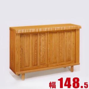 和風下駄箱 銘木けやきw 165(5.5尺タイプ) W1650xH830xD440mm お客様