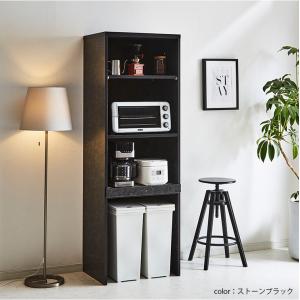 レンジ台 幅60 完成品 ゴミ箱 60 おしゃ...の詳細画像5