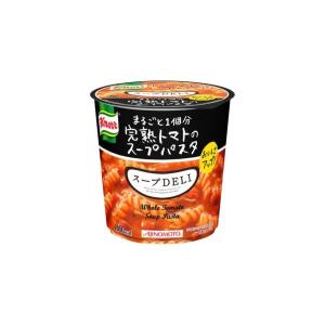 〔まとめ買い〕味の素 クノール スープDELI 完熟トマトのスープパスタ 41.9g×24カップ（6カップ×4ケース）〔代引不可〕｜kagucyoku