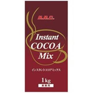 （まとめ）三本コーヒー インスタントココアミックス 1kg／1袋〔×2セット〕〔代引不可〕｜kagucyoku