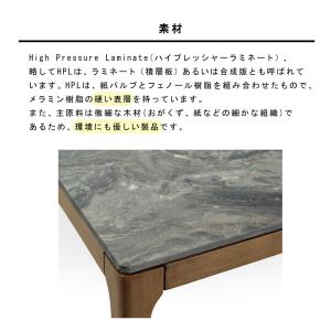 160 ダイニングテーブル 大理石 HPL 耐...の詳細画像2