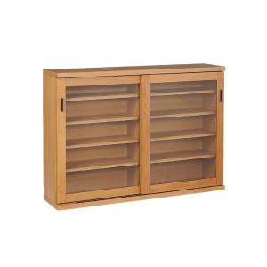 120 引き戸シェルフ キャビネット 北欧 収...の詳細画像2