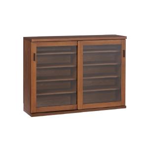 120 引き戸シェルフ キャビネット 北欧 収...の詳細画像3