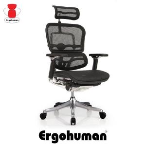 エルゴヒューマン　プロ　モールドクッション座面　ヘッドレスト有り　高機能 オフィスチェア　 Ergohuman　EHP-HBM