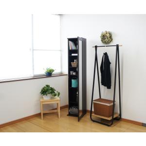 スタンドミラー 姿見 ミラー 鏡 ミラー付収納...の詳細画像5