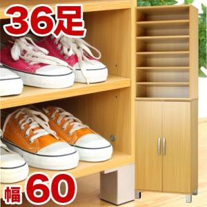 シューズボックス ハイタイプ 幅45 上下セット 玄関 下駄箱 靴箱 扉