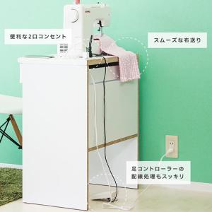 ミシン台 デスク 幅60cm コンパクト 作業...の詳細画像5