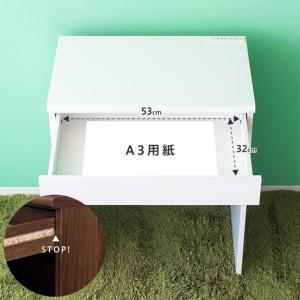 ドレッサー 鏡なし デスク 幅60cm コンパ...の詳細画像4