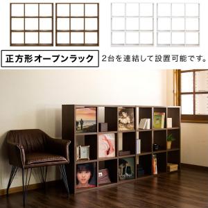 本棚 シェルフ 木製 おしゃれ 正方形 LPレ...の詳細画像1
