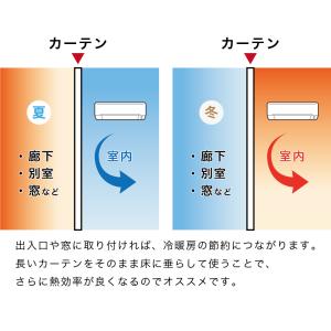 間仕切り カーテン 寒さ対策 ビニール ロング...の詳細画像3