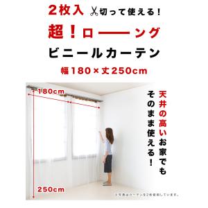 間仕切り カーテン 2枚セット 寒さ対策 ビニ...の詳細画像1