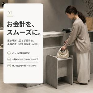 手荷物台 レジカウンター 受付カウンター 幅4...の詳細画像1