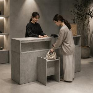 手荷物台 レジカウンター 受付カウンター 幅4...の詳細画像5
