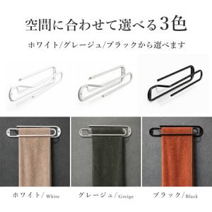 タオルハンガー 壁掛け スリム タオル掛け タ...の詳細画像4