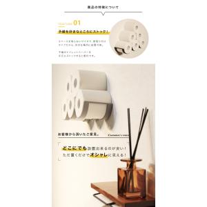 トイレ 収納 トイレットペーパー 棚 収納棚 ...の詳細画像2