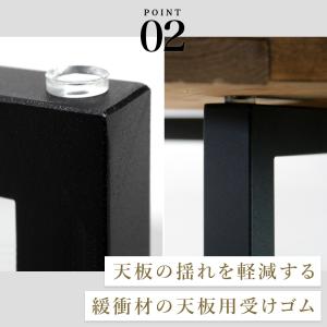 テーブル 脚 アイアン アイアンレッグ 2本 ...の詳細画像5