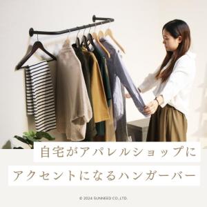 ウォールハンガー 壁掛け ハンガーバー アイア...の詳細画像1