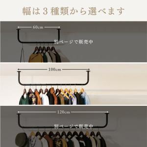ウォールハンガー 壁掛け ハンガーバー アイア...の詳細画像4