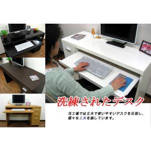 パソコンデスク 机 ハイタイプ おしゃれ つく...の詳細画像2