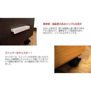 パソコンデスク用 ワゴン ハイタイプ ハイチェ...の詳細画像4